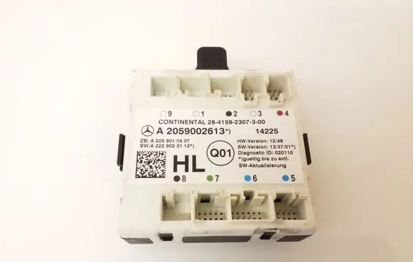 Mercedes-Benz C W205 Door control unit/module A2059002613 A2059010407 A2229023110