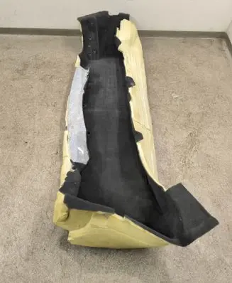 Porsche 911 992 Front floor carpet liner 