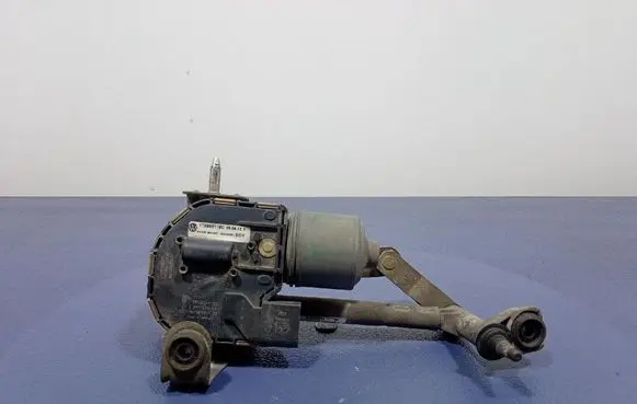 Volkswagen Cross Touran I Front wiper linkage and motor 1T0955023G