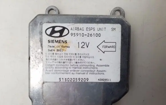 Hyundai Santa Fe Airbag control unit/module 9591026100