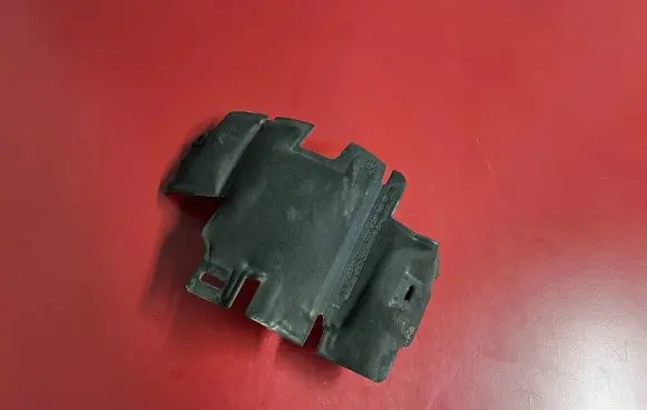 Heat shield in engine bay