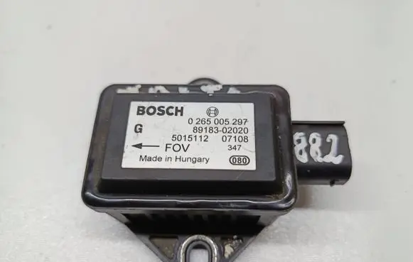 Toyota Avensis T250 ESP acceleration yaw rate sensor 0265005297 5015112