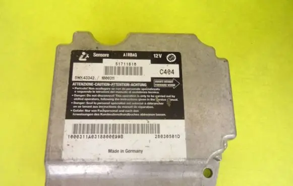 Fiat Stilo Airbag control unit/module 51711816 5WK43342