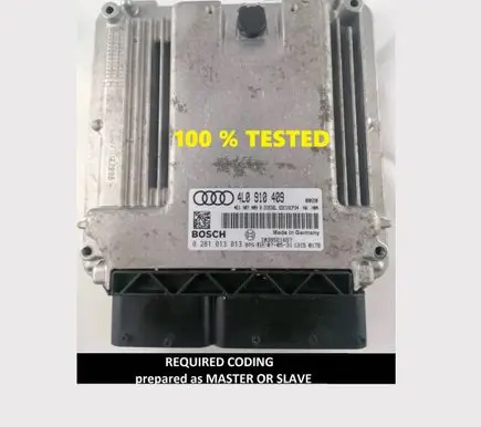 Audi Q7 4L Engine control unit/module 4L0910409 0281013013 4E1907409B