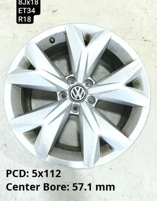 Volkswagen Atlas R18 alloy rim 3QF601025L