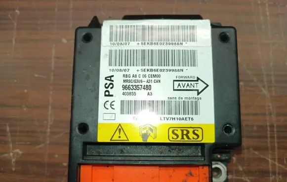 Citroen C3 Airbag control unit/module 9663357480