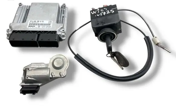 Mercedes-Benz C W203 Engine ECU kit and lock set A6461501491 1039S00000 0281012342