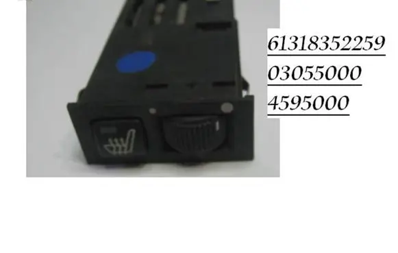 BMW 7 E38 Seat heating switch 61318352259 03055000
