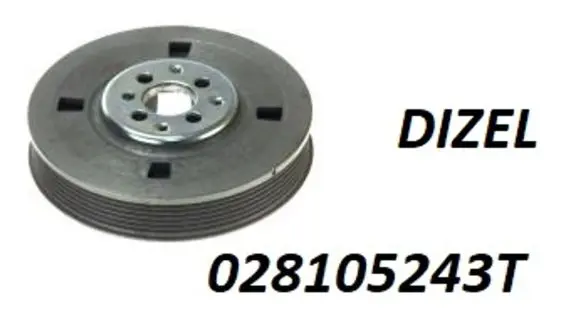 Seat Toledo I (1L) Crankshaft pulley 028105243T