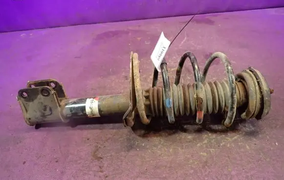 Peugeot 307 Front shock absorber with coil spring 