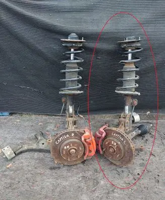 Chevrolet Captiva Front shock absorber with coil spring