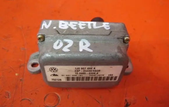 Volkswagen New Beetle ESP acceleration yaw rate sensor 1J0907655A 1J1907637D
