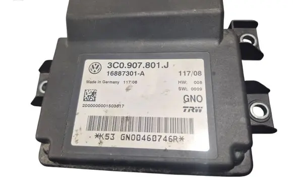 Volkswagen PASSAT B6 Hand brake control module 3C0907801J 16887301A GN00460746
