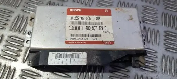 Audi A4 S4 B5 8D ABS control unit/module 0265108005 4D0907379D