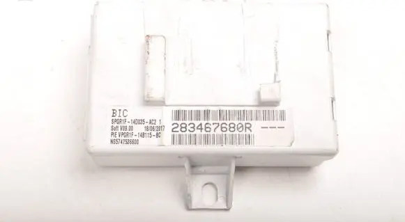 Renault Clio IV GPS navigation control unit/module 283467680R