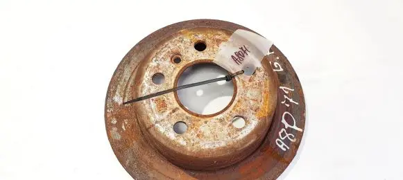 Mercedes-Benz B W245 Rear brake disc neventiliuojamas