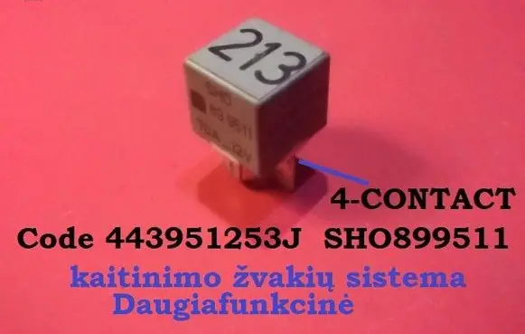 Audi 80 90 B3 Glow plug pre-heat relay 443951253J SHO899511