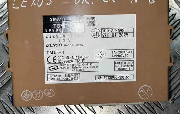 Lexus IS 220D-250-350 Keyless (KESSY) go control unit/module 8999053014