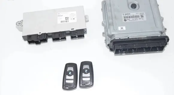 BMW 5 F10 F11 Engine ECU kit and lock set 9299333 61359299333 61359318365