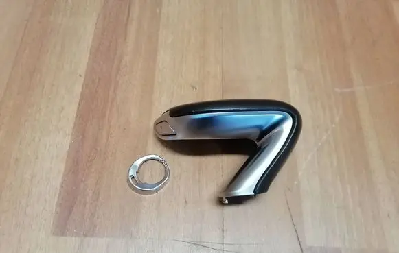 Renault Espace V (RFC) Gear lever shifter trim leather/knob 328658979R 328652754R
