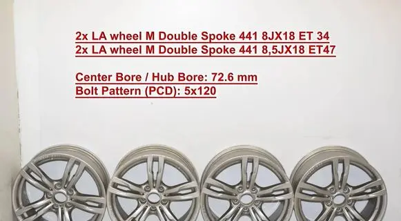 BMW 3 F30 F35 F31 R18 alloy rim 7852491 7852492 36117852492