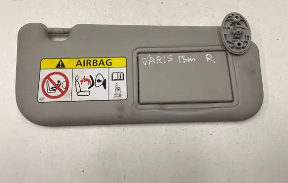 Toyota Yaris Sun visor