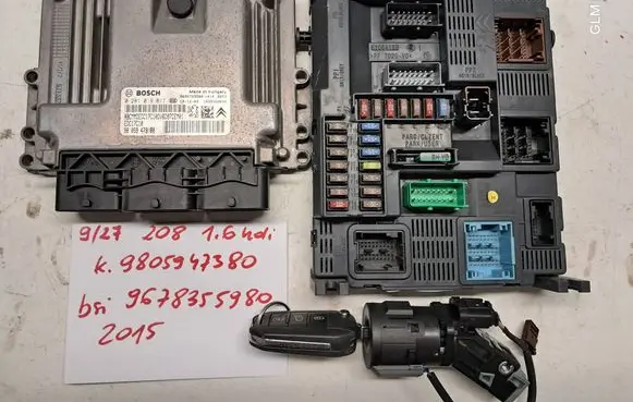 Peugeot 208 Engine control unit/module 9805947380 9678355980