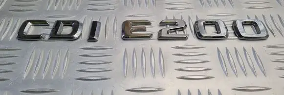 Mercedes-Benz E W212 Rear loading door model letters