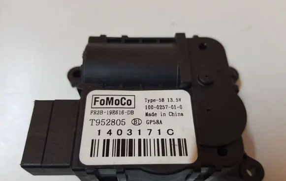 Ford Mustang VI Air flap motor/actuator FR3B19E616DB T952805 1403171C