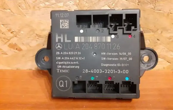 Mercedes-Benz C W204 Door control unit/module A2048701126
