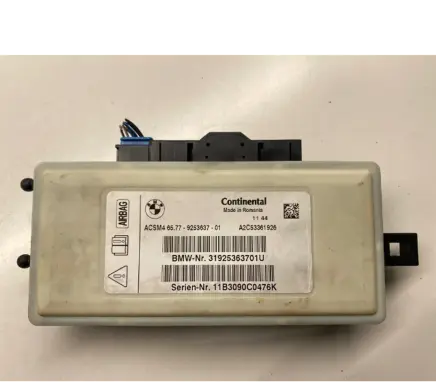 BMW 5 F10 F11 Airbag control unit/module 9253637 31925363701U A2C53361926
