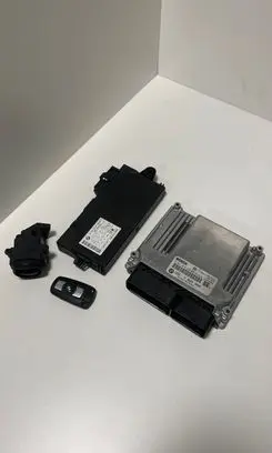 BMW 5 E60 E61 Engine ECU kit and lock set 0281014238 7809000