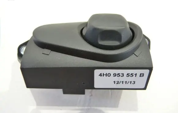 Volkswagen Touareg II Steering wheel adjustment switch 4H0953551B