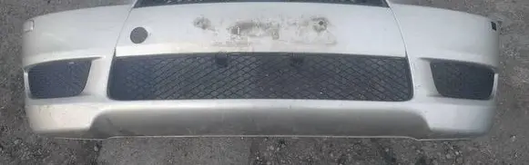 Mitsubishi Lancer X Front bumper geltonas