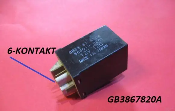 Mazda 626 Window wiper relay GB3867820A