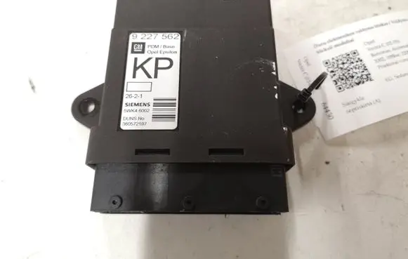 Opel Vectra C Door control unit/module 9227562 5WK46002