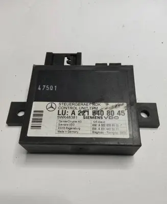 Mercedes-Benz S W221 Tire pressure control unit A2215408045 A0028206526 5WK48381
