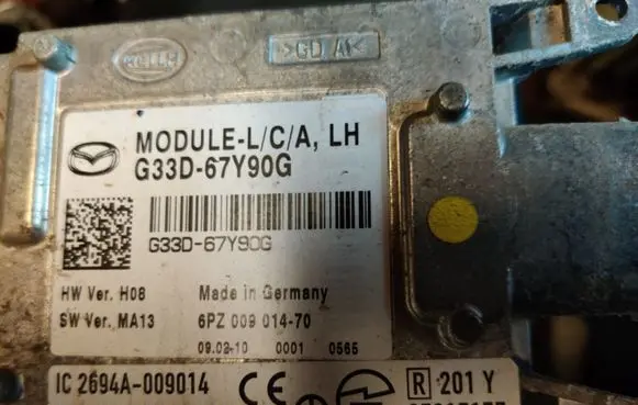 Mazda 6 Blind spot module G33D67Y90G