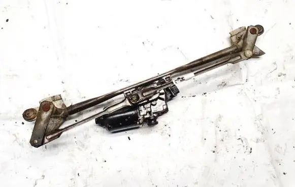 Front wiper linkage and motor