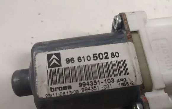 Citroen C6 Rear door window regulator motor 9661050280 0130822259