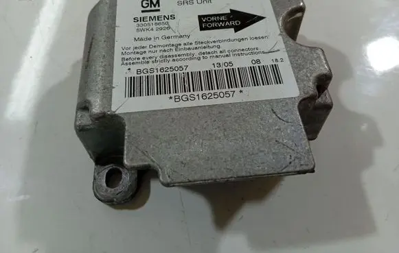 Opel Zafira A Airbag control unit/module 09229303