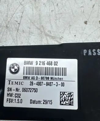 BMW X5 F15 Seat control module 2840078407300 9216468 06072750