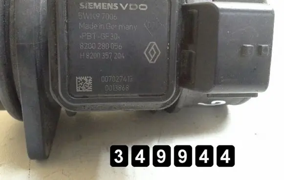 Renault Kangoo I Mass air flow meter 5WK97006