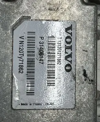 Volvo V40 Airbag control unit/module P31406147 T131201271862 VN120TY71862