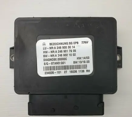 Mercedes-Benz A W176 Hand brake control module A2469003014