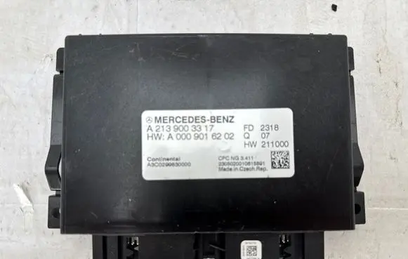 Mercedes-Benz E W213 Gearbox control unit/module A2139003317 A0009016202