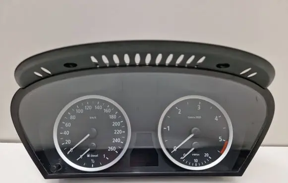 BMW 5 E60 E61 Speedometer (instrument cluster) 62116958600 110080213 9980189077