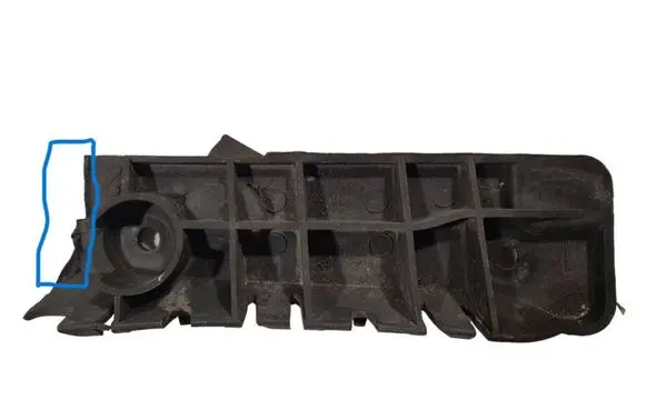 Audi A4 S4 B6 8E 8H Front bumper mounting bracket 8E0807283A