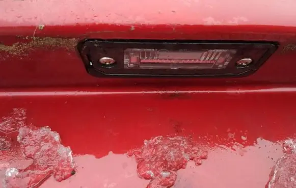 Number plate light