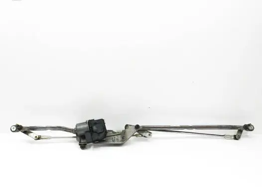 Front wiper linkage and motor